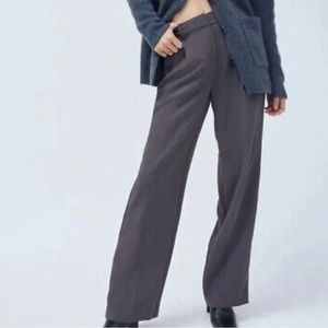 Aritzia Wilfred Effortless Pant | Size 6 | NWOT | Dark Grey